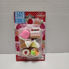 Iwako Japense Puzzle Eraser- Cake And Ice Cream Pack Of 6