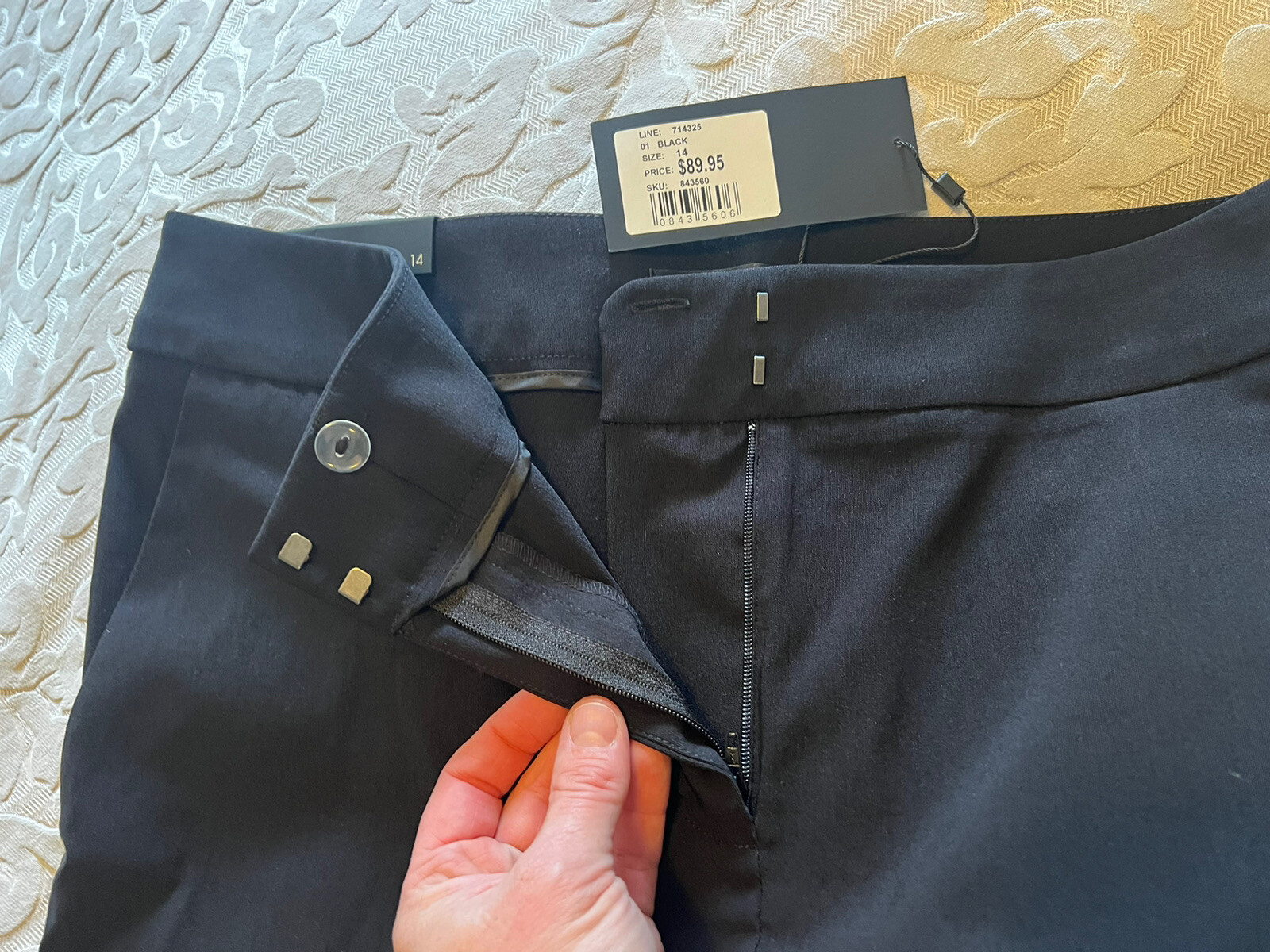 PORTMANS BLACK Casual/Work Pants. Size 14. Stretch. Straight Leg. NEW rrp 89.99 eBay