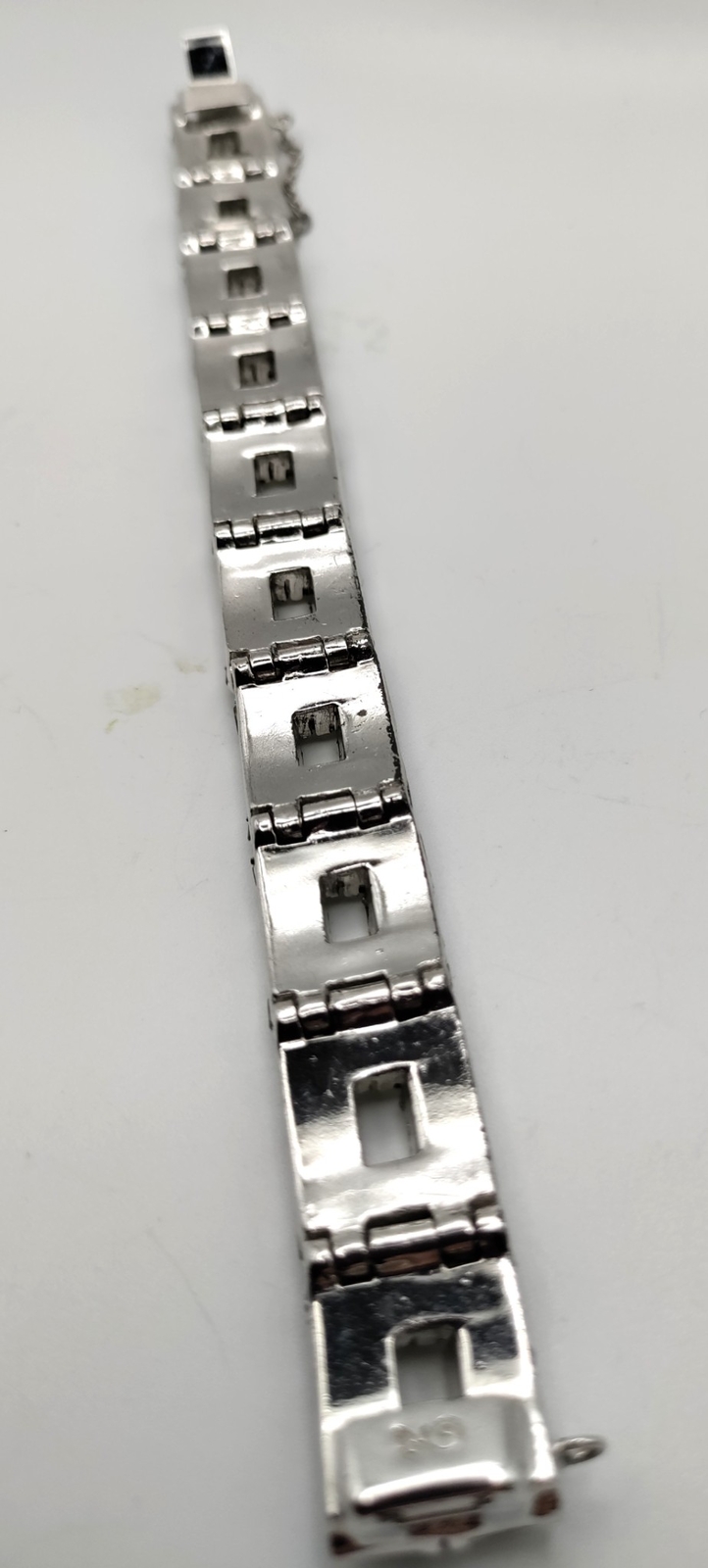 Eisenberg Script "E" Weighty Rhinestone Bracelet … - image 10