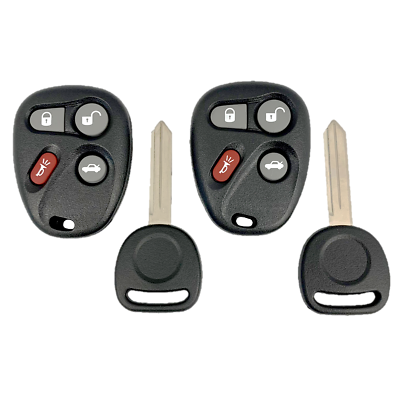 2014 Equinox Key Fob 2 New Keyless Entry Remote Key Fobs For Part #10246215 - DIY Programmable Clicker Oem Key Windows
