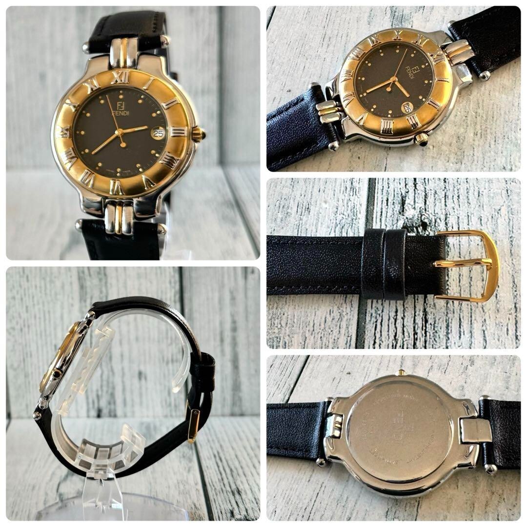 FENDI Watch 900G Gray Round Used From Japan Check description | eBay