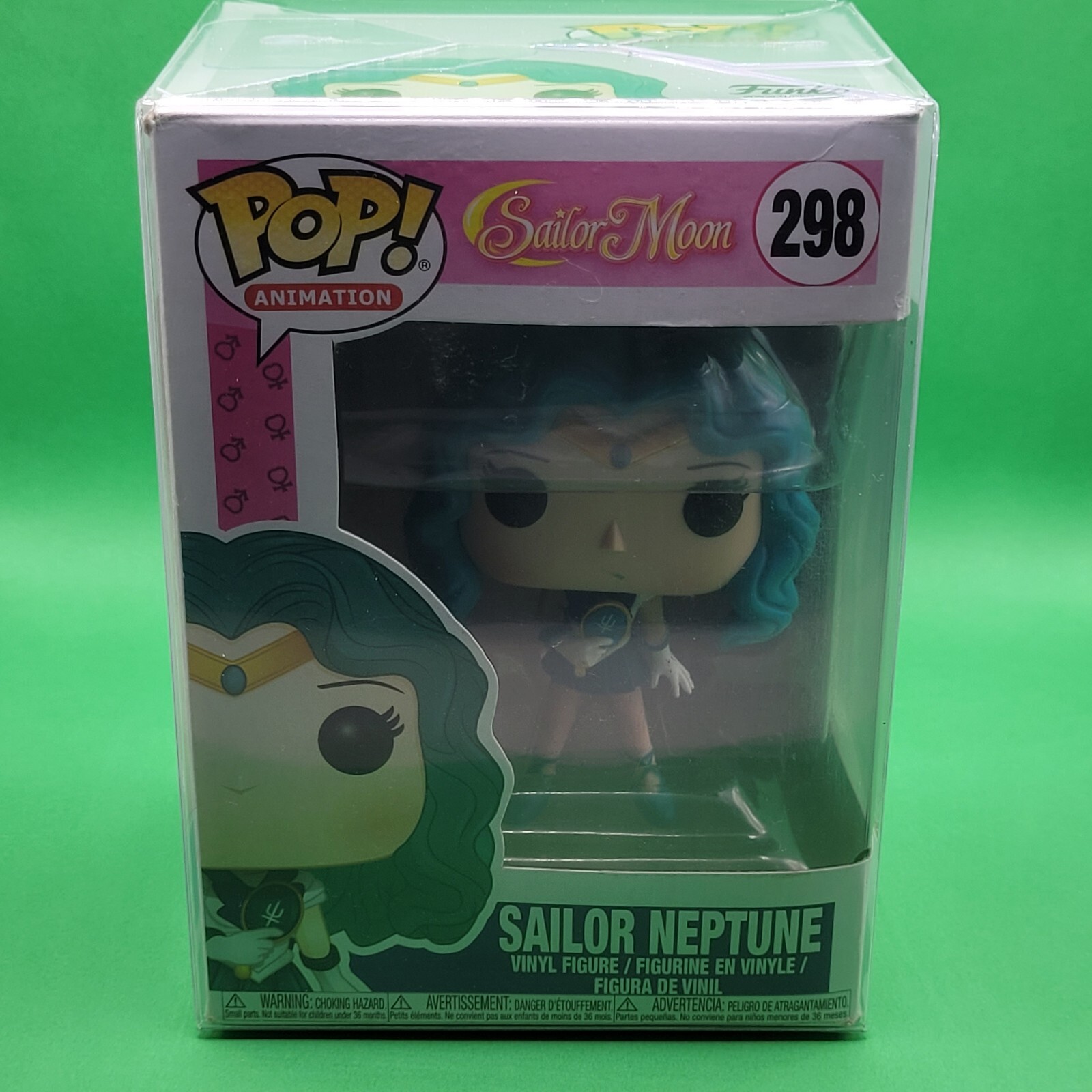 Funko Pop! Sailor Moon: Sailor Neptune #298 Vinyl Figure Vaulted Retired W/Pp