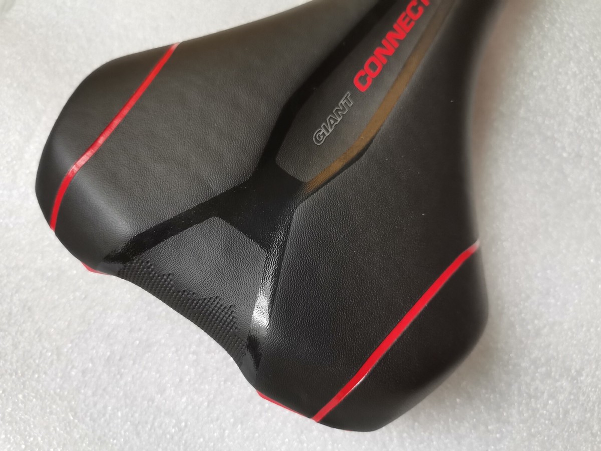 Selle Giant Connect Upright Confort - Rouge/noir - VTT, City, Touring - 266x150mm