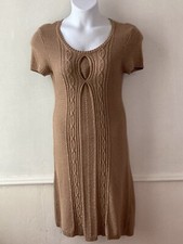 Nurture misses size M Medium tan Sweater Dress j155