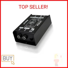 Pyle Premium Direct Injection Audio Box Passive DI Unit Hum Eliminator w/ Input