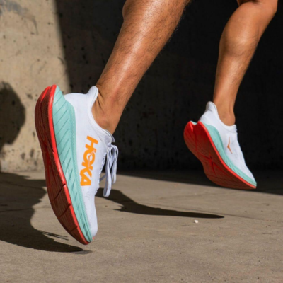 Hoka One One Carbon X 2 White Blazing Orange 1113526-WBOR Running