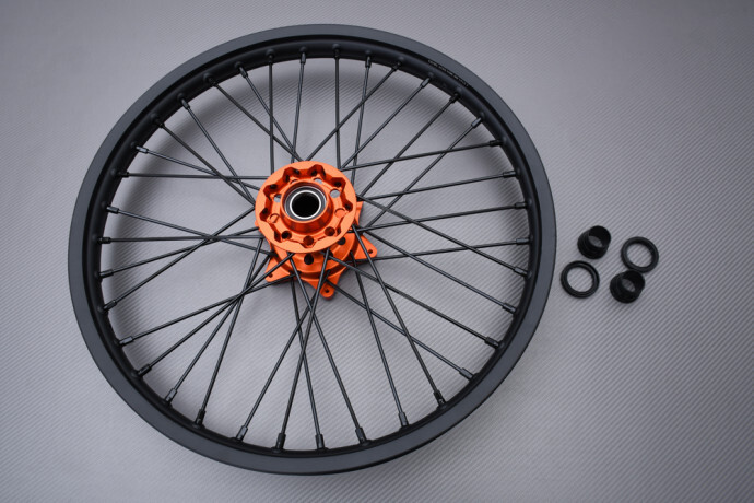 Jante avant orange tout terrain MX 21" ultra résistante pour KTM SX 125