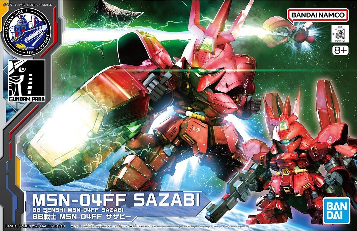 Premium Bandai BB Senshi MSN-04FF SAZABI Gundam Base Side-F