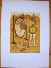 Poetica Incisione di ENRICO BENAGLIA  foglio cm.70 x 50