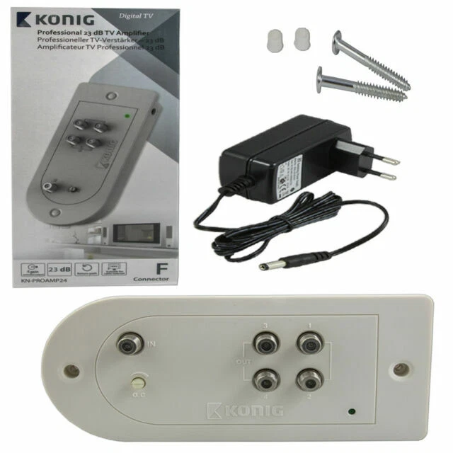 TV Signal Distribution Amplifiers with 1 Inputs and 4 Outputs