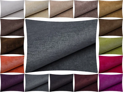 Polsterstoff Ibiza Möbelstoff Strukturstoff Velour Mikrofaser Meterware Stoff - Bild 1 von 2