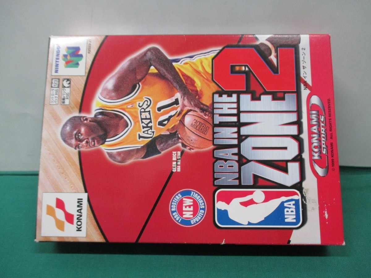 NINTENDO 64 - NBA IN THE ZONE2 ニンテンドー64 NBA In the Zone 2 ('99) Nintendo 64 N64 Japan import Boxed