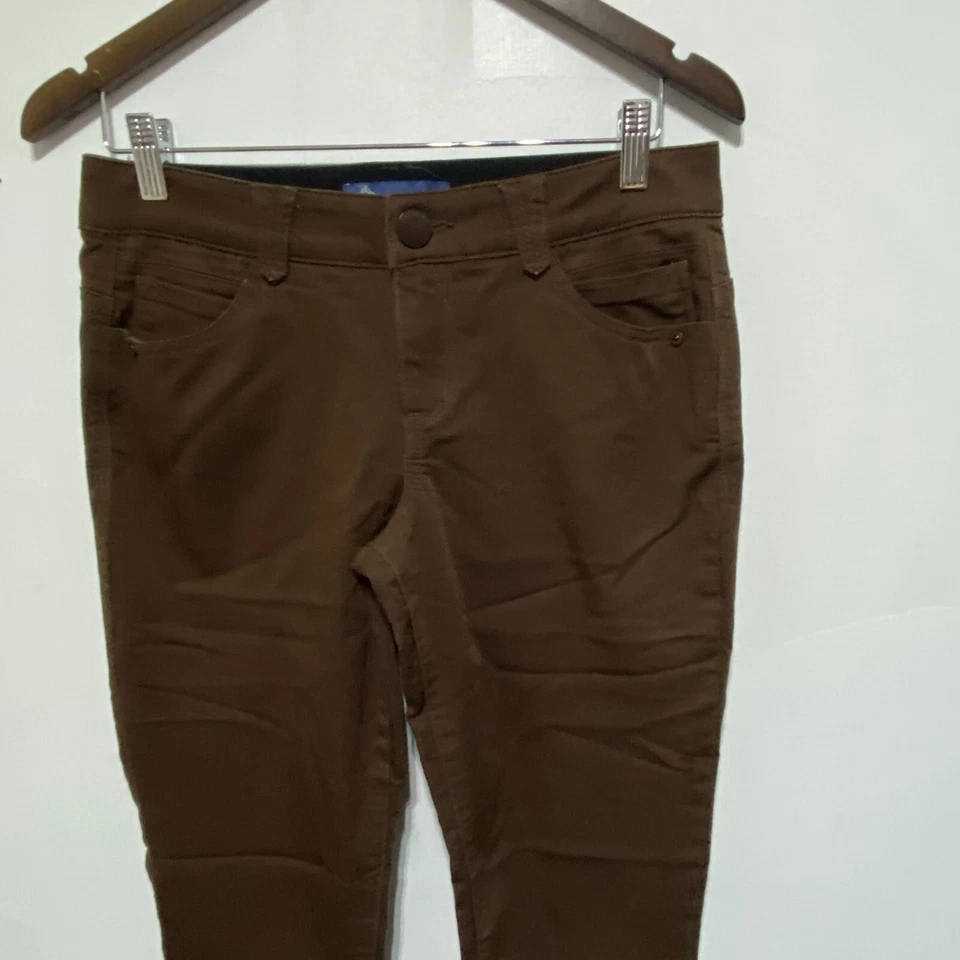 Democracy Jeans Womens 6 Brown Ab Technology Comfort Stretch Ankle Skinny - Image 2 of 4