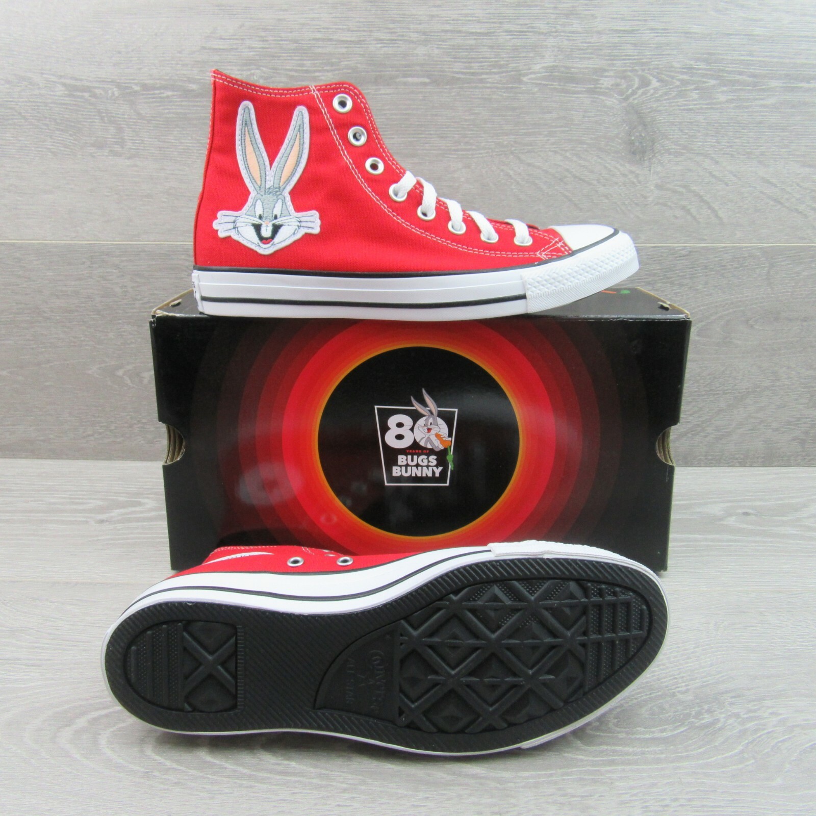 Converse x Bugs Bunny Chuck Taylor All Star HI Top Red NEW 169224C Multi  Sizes - Shopping.com