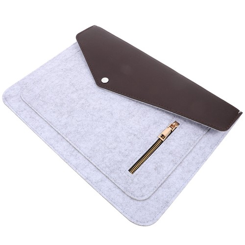 Zippered Pocket Liner Bag Travel Carrying Case Laptop Cover Sleeve - Afbeelding 12 van 12