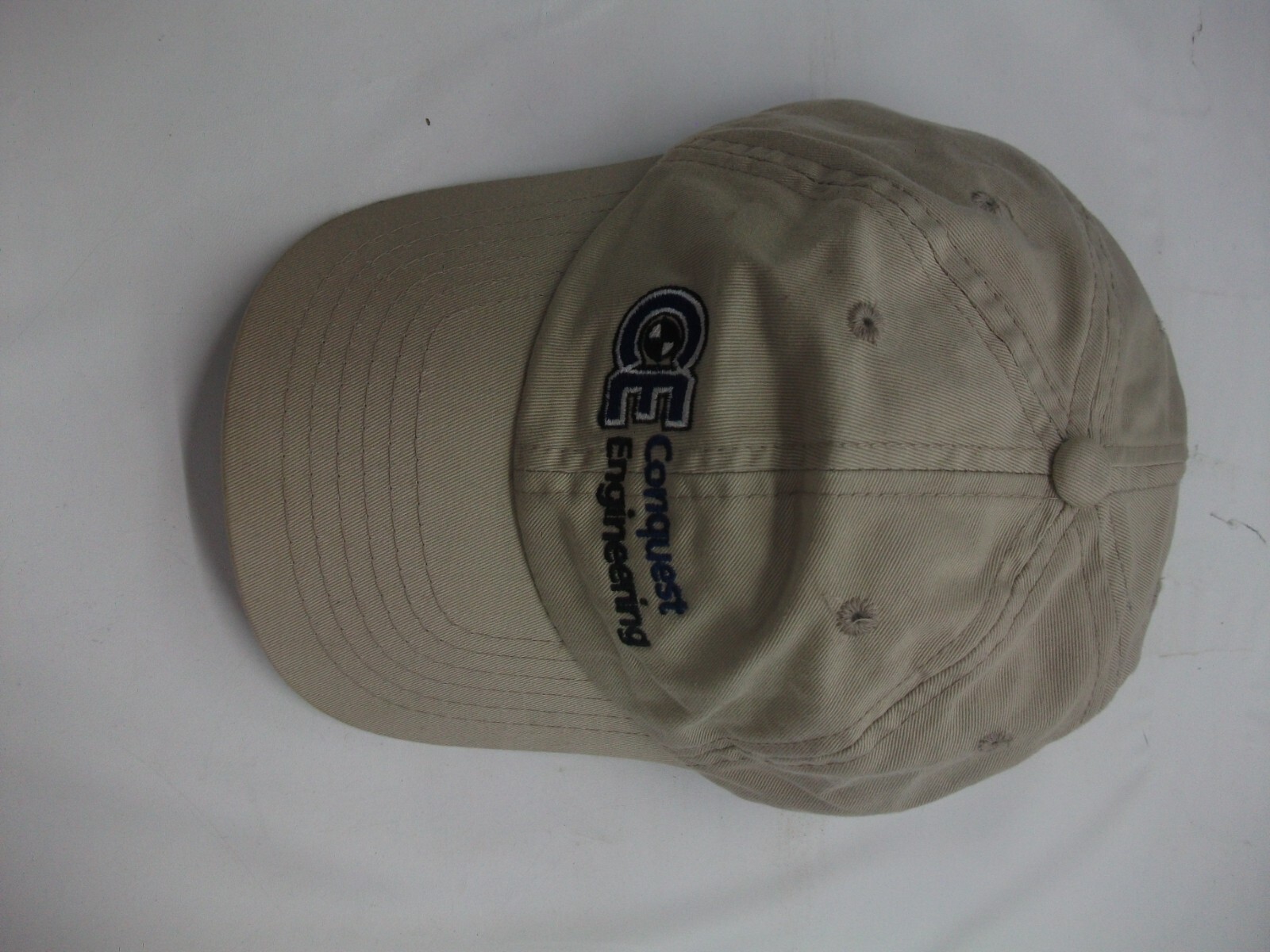 CE Conquest Engineering Hat Gray Strapback Baseba… - image 6