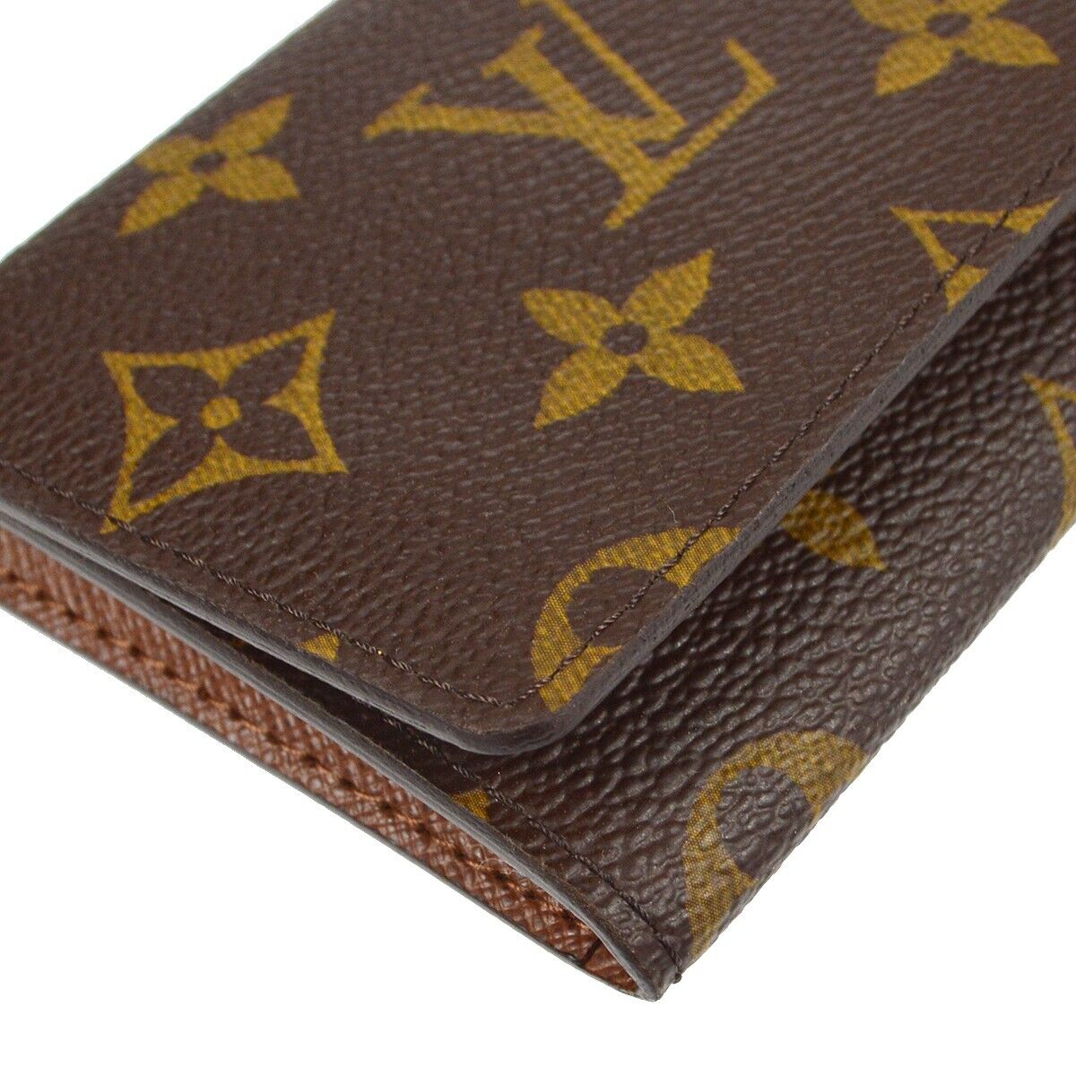 Louis Vuitton Monogram Amberop Cult de Visit M63801 Brand Accessory  Business Card Holder Unisex