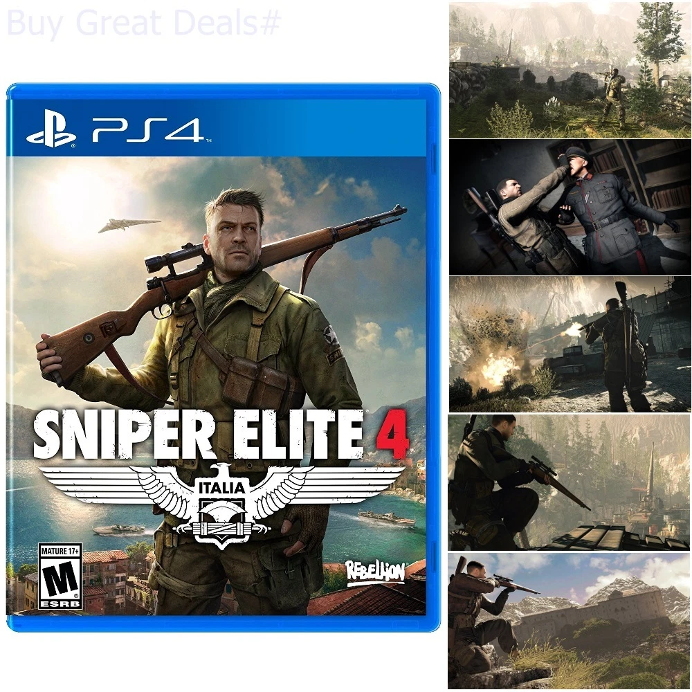 Sniper Elite 4 For PlayStation 4 Brand New Ps4 Games Factory Sealed eBay