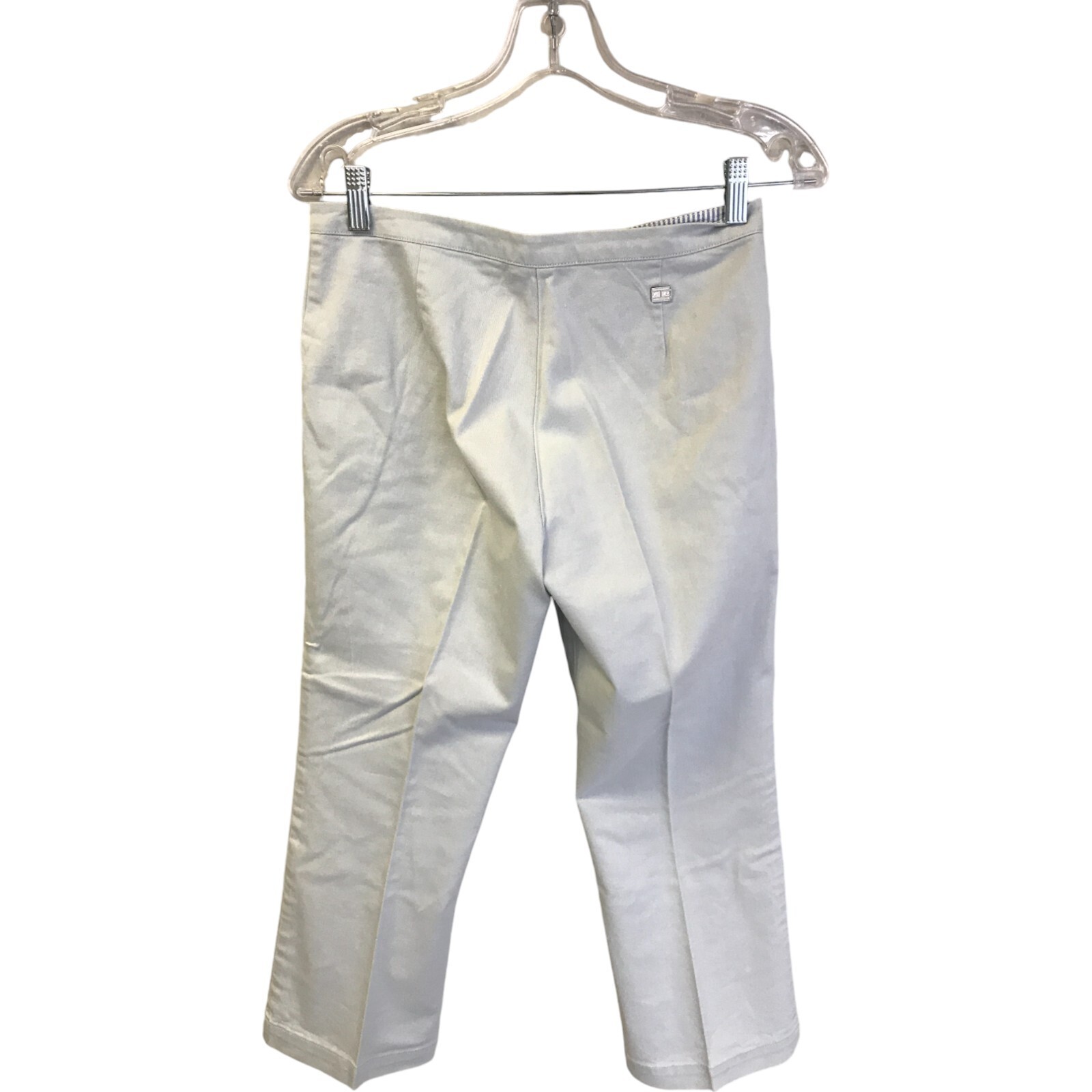 Tommy Hilfiger Chino Pants WomensSize 6 Beige Stretch Flat Front Slash Pockets image 2