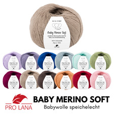Pro Lana Baby Merino soft Wolle 25 g ein zartes Gefühl auf der Baby Haut 100 m