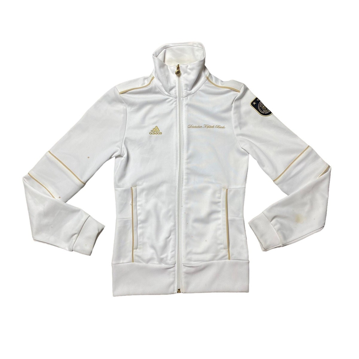 Adidas Germany Deutscher Fussball Bund Track Soccer Futbol Jacket