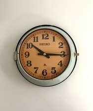 Slave Super Tanker Ship Salvage Vintage Original Industrial Seiko Wall Clock