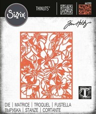 New Sizzix Thinlits Flowery die 665203 Retail 24.99 designer Tim Holtz