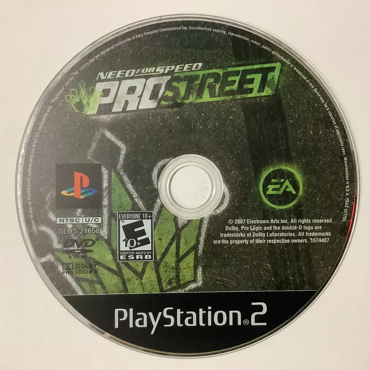 NEED FOR SPEED UNDERGROUND - PS2 GAME - DISC ONLY!