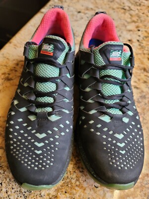 Nike Fingertrap Max Pink Neon Green Size 9.5 Athletic  display picture 1