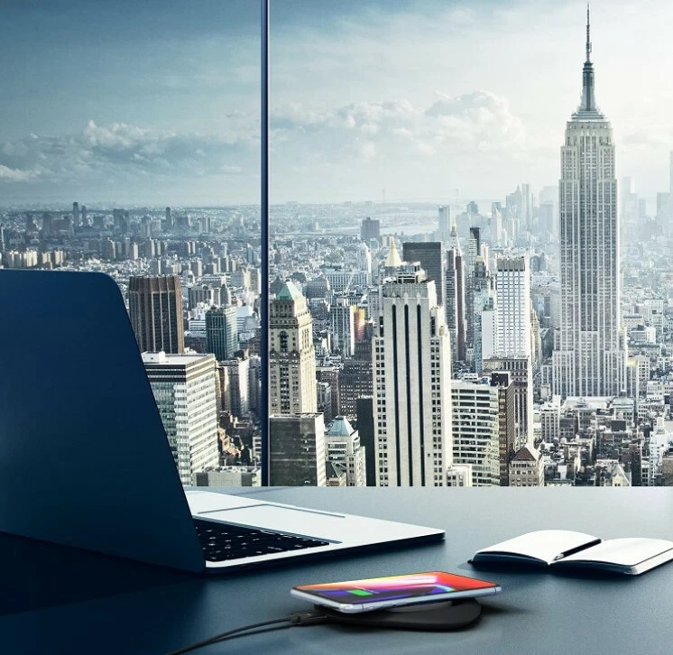 Nuevo Tzumi HyperCharge 10 vatios inalámbrico rápido Qi cargador pad iPhone/Samsung Foto 4 de 4