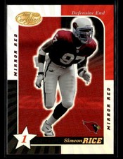 Simeon Rice 2000 Leaf Certified #3 Mirror Red Arizona Cardinals