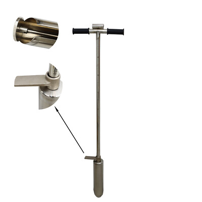 2.7''(70mm) Diameter Stainless steel Soil Sample Probe for Soil Sampling Manual