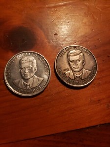 Jfk John Kennedy  Medallions ask not what 35th president   cat1#6