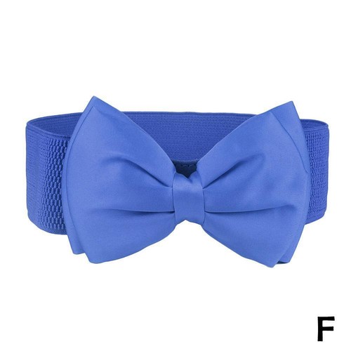 Women Ladies Wide Fashion Belt with Buckle Waist Belt Stretch Elastic Gift. N7Q2 - Picture 18 of 30