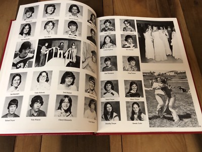 Vintage 70's High School Yearbook 1977 Hilander Berlin OH Book Ohio