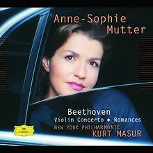 Beethoven: Violinkonzert / Romanzen 1  2 von Anne So... | CD | Zustand sehr gut
