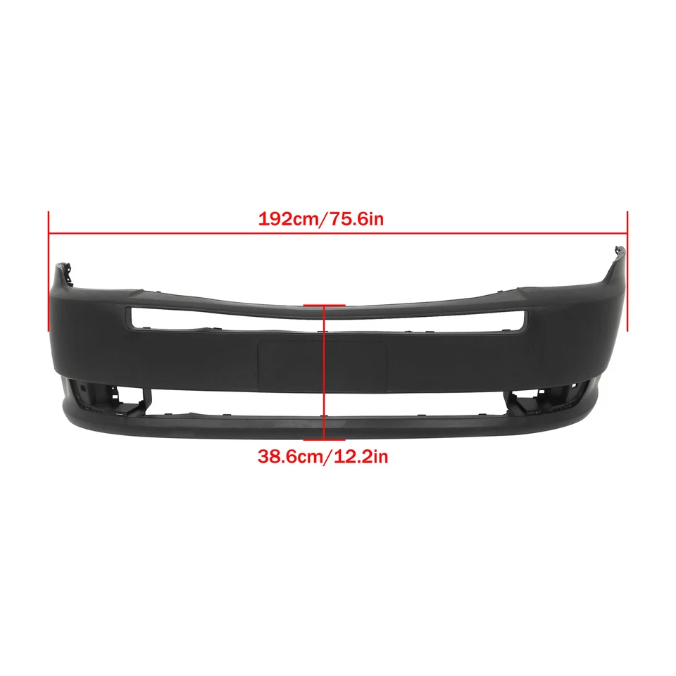 Plastic Primed Front Bumper Cover For 2009-2012 Ford Flex Limited SE SEL Foto 2 de 4
