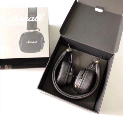 Marshall Major III On-Ear Wireless Headphones Black - Authentic