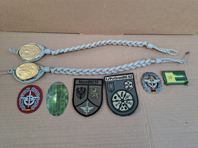 BUNDESWEHR - ABZEICHEN - PATCH - SCHÜTZENSCHNUR GOLD...
