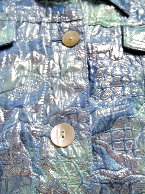 Ruby Rd. Shiny Button Front Long Sleeve Blazer Wo… - image 8