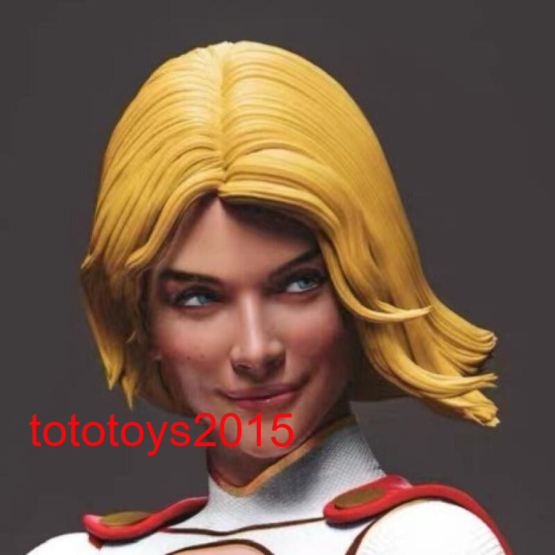 1:6 1:12 1:18 Supergirl Beauty Girl Head Sculpt For 12'' 6''
