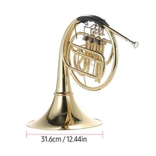A_Bb Triple French Horn With Mouthpiece & Cloth