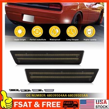 2X Dynamic Rear LED Side Marker Lights For Dodge Charger 11-14 Challenge 08-14 B