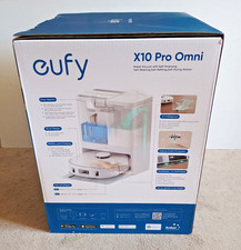 eufy X10 Pro Omni Robot Vacuum Cleaner With Mop, White, New Condition