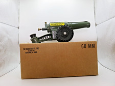 Vintage Conestoga Big Bang Cannon 60mm Cast Iron Toy Rubber Wheels Box Lot 1b