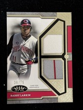 2024 Topps Tier One - Tier One Relics Barry Larkin #T1R-BL Dual /75 (MEM)