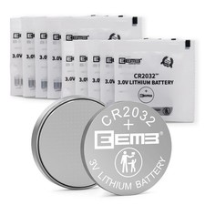 EEMB 10PACK CR2032 Battery 3V Lithium Button Coin Cell 10 count (Standard)