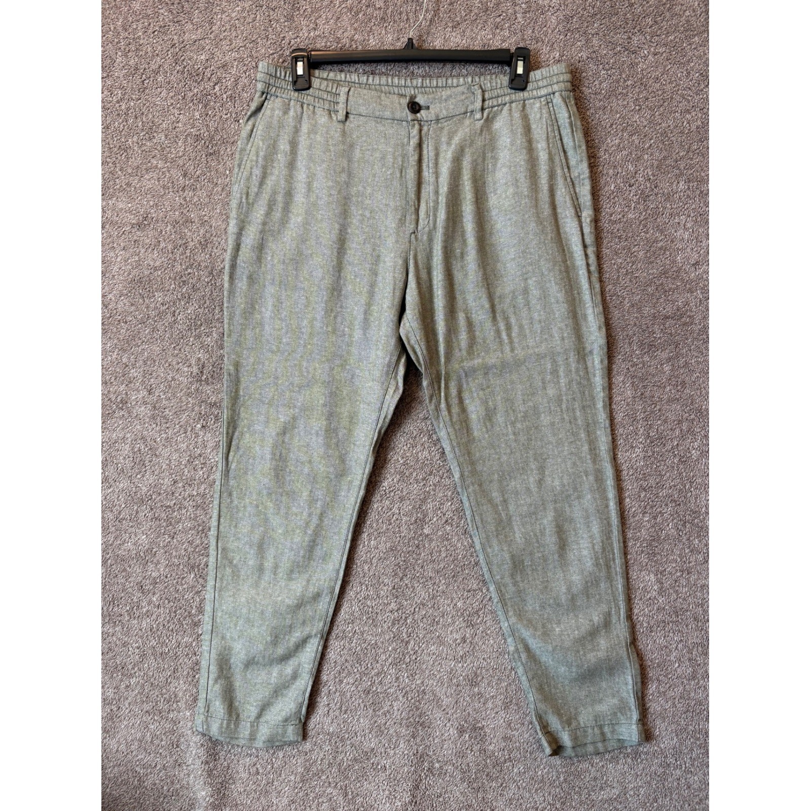Banana Republic Mens Athletic Linen Blend Joggers 36x32