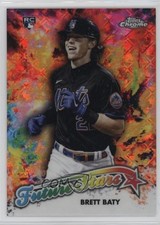 2023 Topps Chrome Logofractor Edition Future Stars Brett Baty #FS-13 0ha3