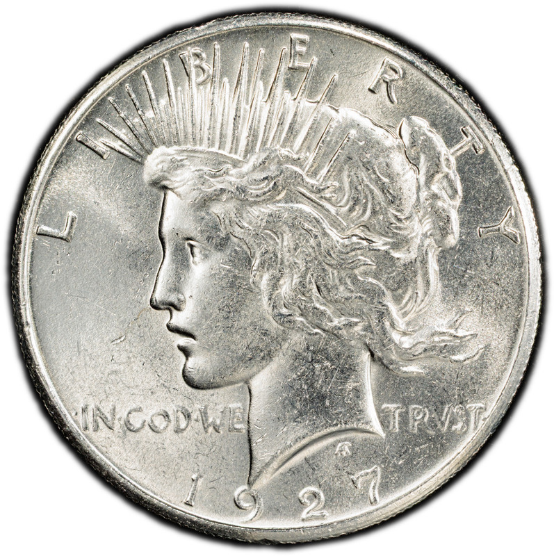 1927-P PCGS Genuine UNC Details Peace Dollar | Limited Edition 40th Anniversary